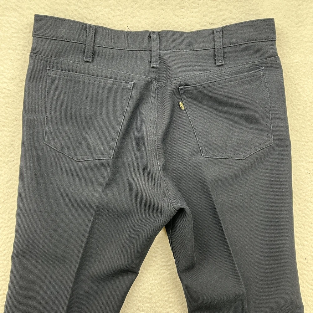 Vintage Levis Pants Mens 36x30 10517 Dacron Polyester USA 90s Straight Leg